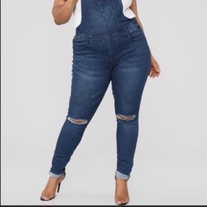 Plus size overalls